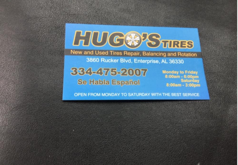 Hugo S Tires On Ptd